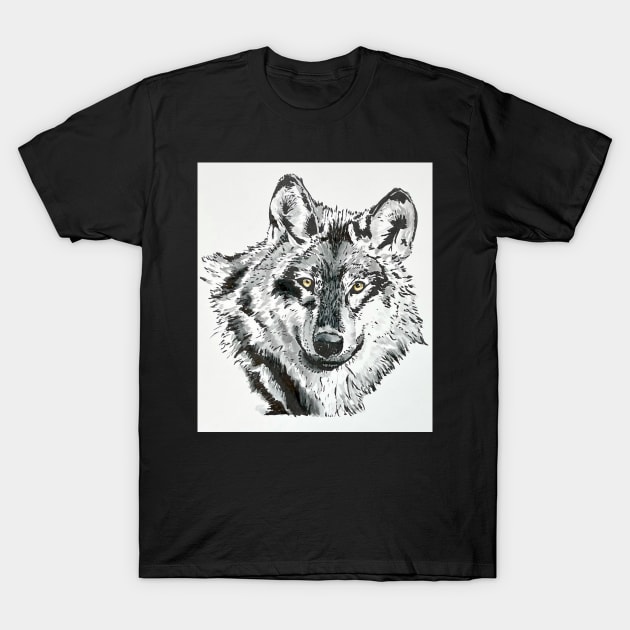 Wolf T-Shirt by ElizaC